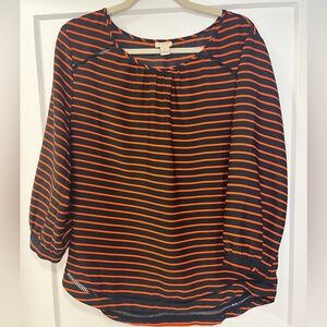 Jcrew Striped Blouse